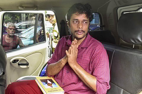 Arrested student leader Sayan Lahiri released